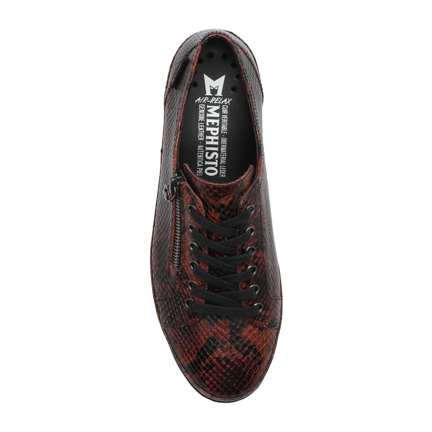 lacets femme modèle June bordeaux - Mephisto